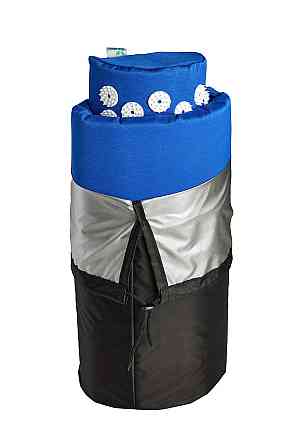 Аплікатор Кузнєцова Набір серія Eko-Max Синій (Килимок + Валик + Чохол) – Масажний комплект для релаксації Івано-Франківськ