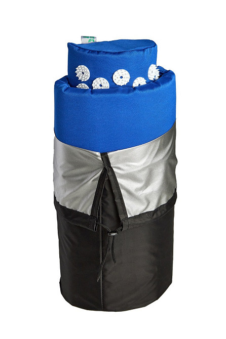 Аплікатор Кузнєцова Набір серія Eko-Max Синій (Килимок + Валик + Чохол) – Масажний комплект для релаксації Івано-Франківськ - фото 5