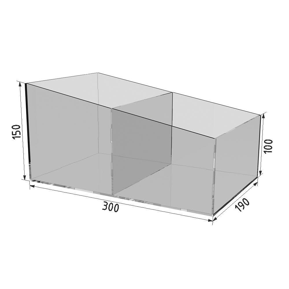 Короб под колготки EKOSTAR 190х300х150/100 мм 2 отделения Киев - изображение 3