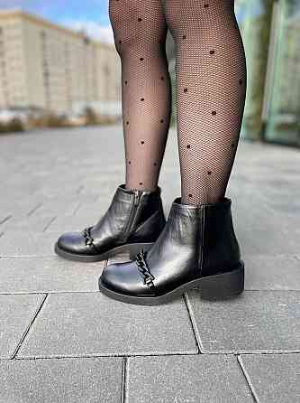 Без бренда Черевики жіночі ARLEN БК-14 чорні (зима, шкіра натуральна) (2789) 37р.38р.39р. 39 Коломия