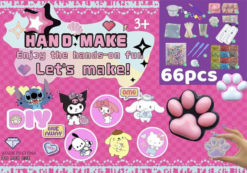 Набір для творчості виготовлення м'яких сквішів антистрес-іграшок Таба Лапка (C 72625) Чернигов - изображение 2