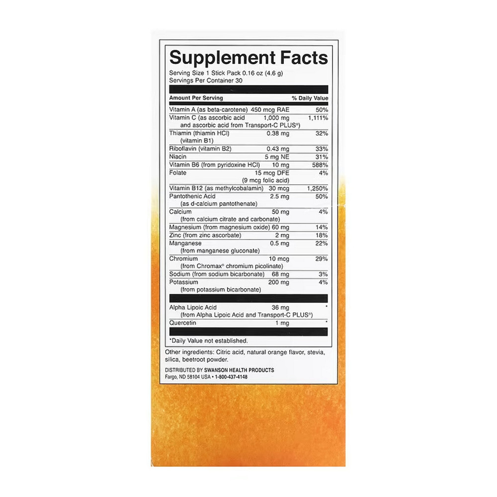 Електроліт Energy C with Electrolytes 30 пакетів апельсин Київ - фото 2