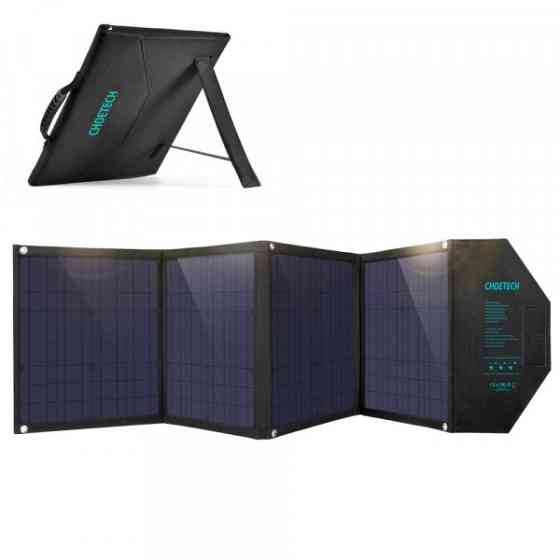 Сонячна панель для УМБ Choetech 80W (158x41см) DC80W, 5V/2.4A USB + 5V/2.4A QC3.0 + USB-C PD3.0(30W) (SC007) Киев