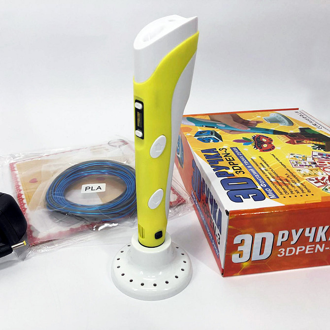 Детская 3d ручка для рисования 3D, Крутая 3д ручка, Ручка pen c экраном Детская 3д с экраном EO-86 Львов - изображение 9