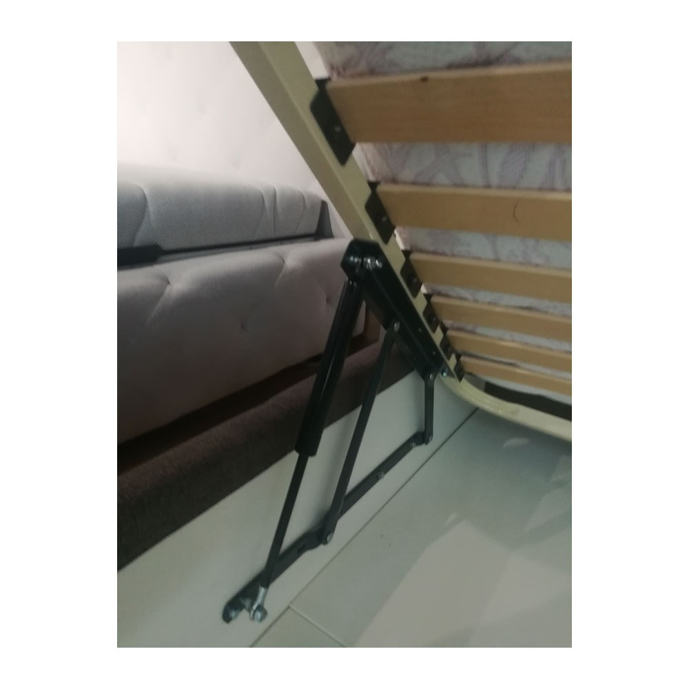 Ліжко SiriusDesign Comfort з нішею для білизни 140x190 сірий Київ - фото 10