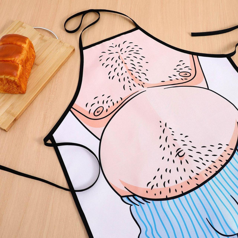 Фартух з приколом для чоловіків 80 на 60 см різнобарвний Київ - фото 14