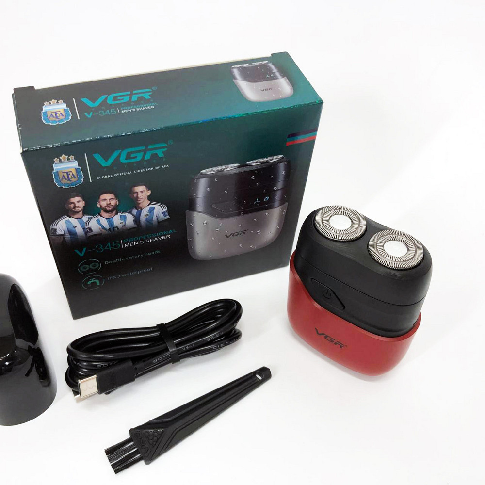 Чоловіча бездротова електрична бритва, Хороша бритва портативна, Електробритва для професійного гоління XU-84 Івано-Франківськ - фото 5