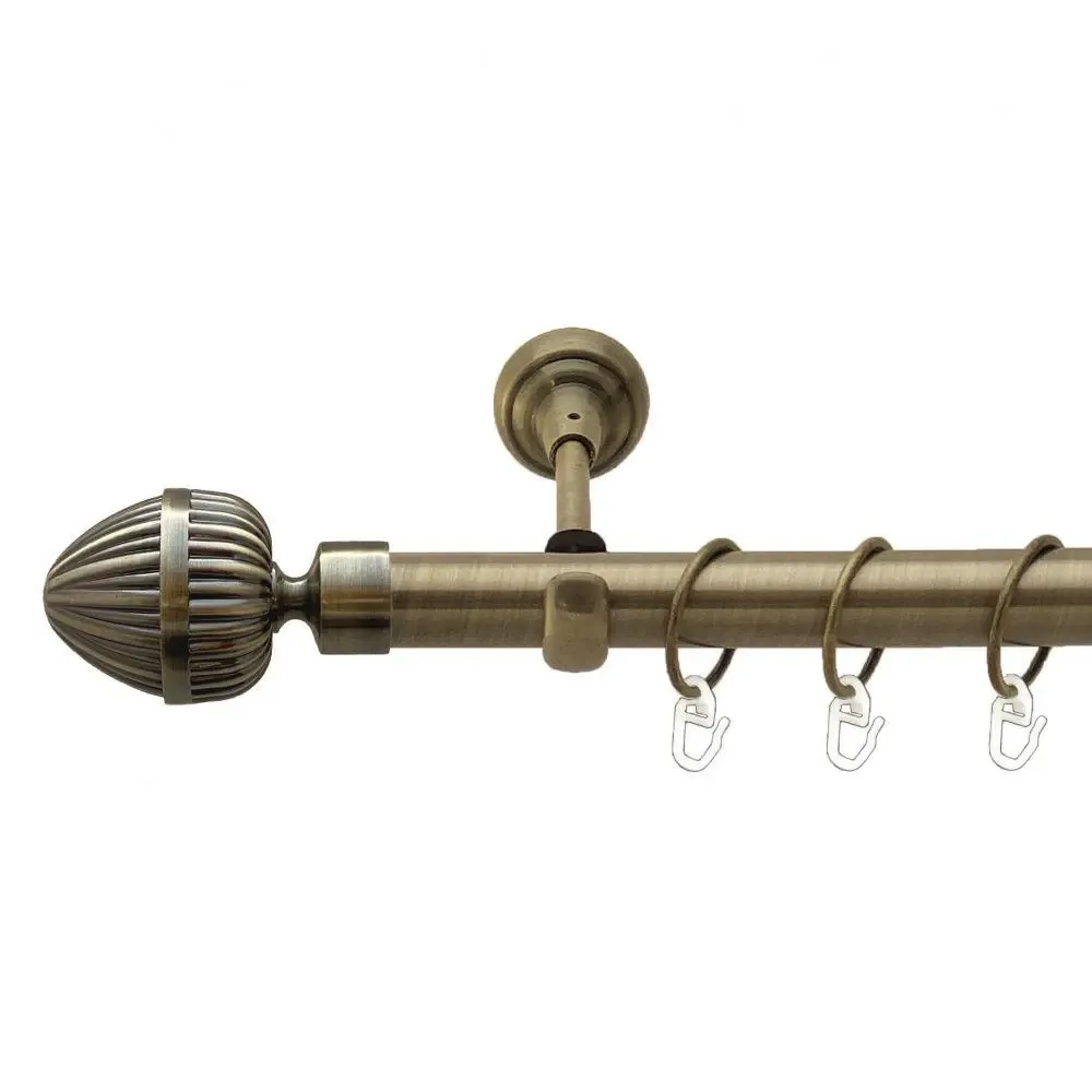 Карниз Orvit Одеон металевий однорядний відкритий Антик 25 мм 240 см (00-00010164) Львів - фото 1