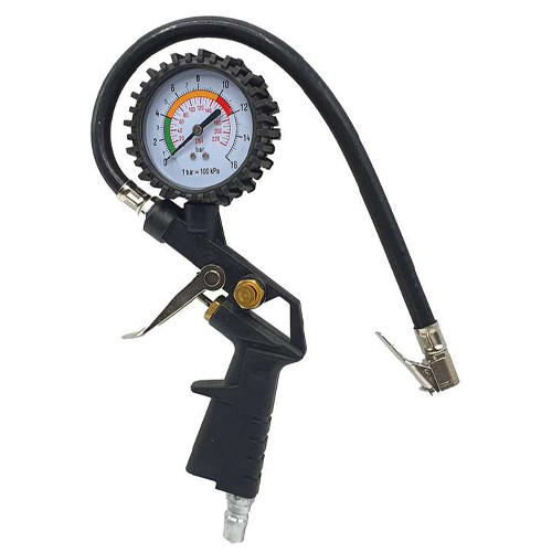 Пистолет для накачивания колес шин с манометром 0-220psi 0-16бар Вінниця - фото 5