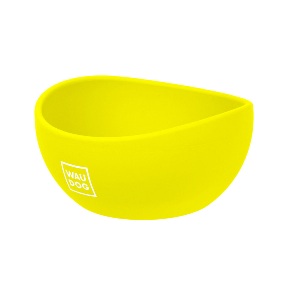 Миска WAUDOG Silicone, 250 мл желтый Киев - изображение 3