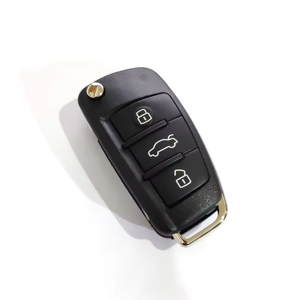 Викидний ключ Audi, корпус під чіп, 3 кнопки, автоключ смарт, без леза, корпус для заміни Київ - фото 3