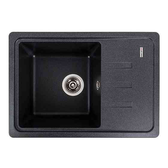 Гранітна мийка для кухні VALESO LIANA 6243 матова Карбон Коломыя