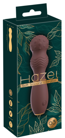 Вібратор з універсальною головкою з 10 режимами вібрації Hazel 03 Sex Aura Київ
