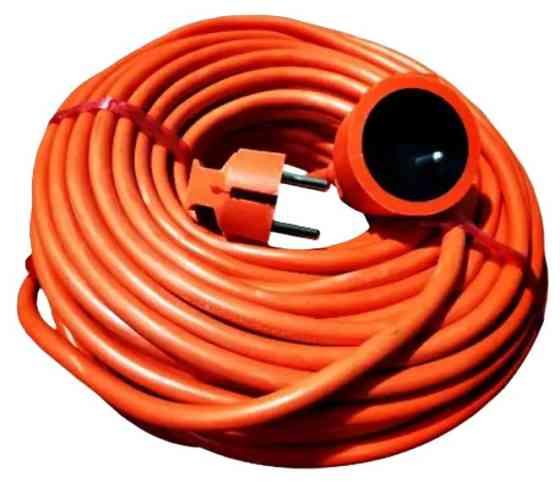 Удлинитель BX-785 20м 3x2,5мм² 3000Вт с заземлением, оранжевый, бытовой, для дома и гаража Одесса