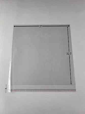 Пакет з еврослотом і клейовим клапон 31см 32,5 см 25мк (1000 шт) Харків