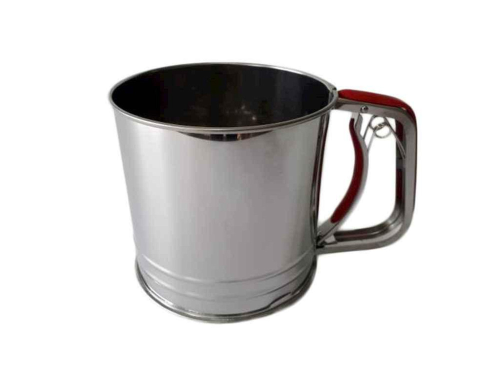 Кружка-сито нерж. сталь с силиконовой ручкой 10*12,5см VT6-19599 18887 ТМ VITOL Solmir Киев - изображение 1