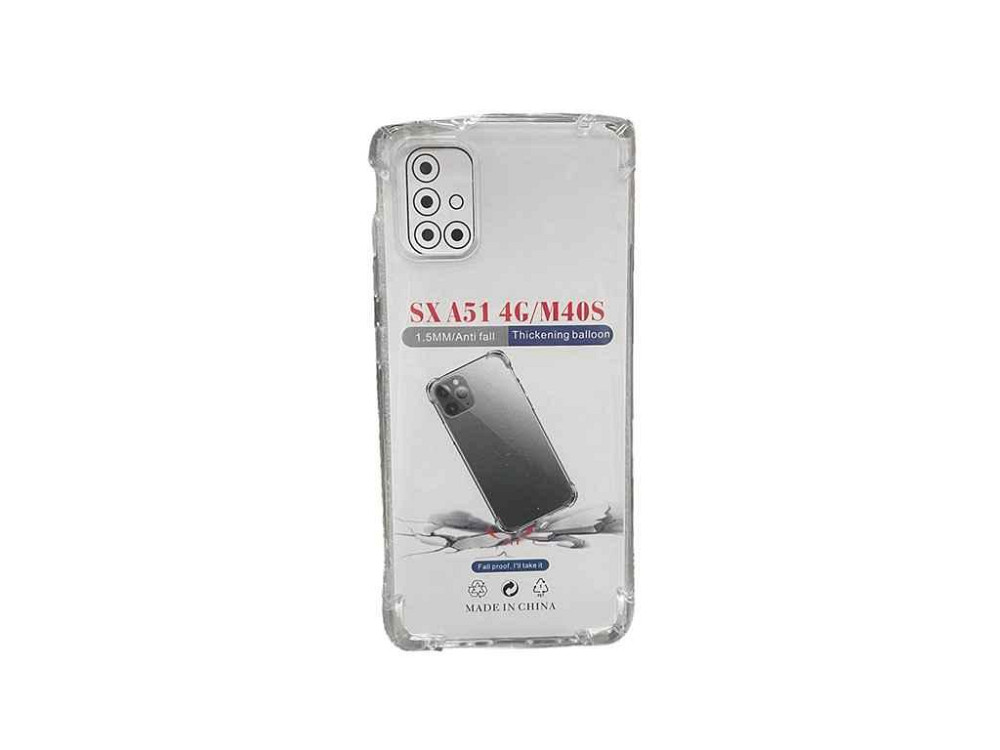Накладка Силікон Samsung для A51/A515/M40s прозорий Протиударний ТМ Gerlax Київ - фото 1