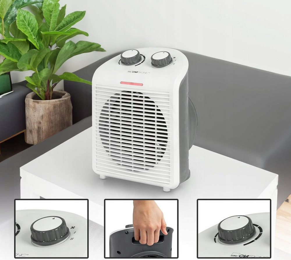 Электрический тепловентилятор 2 ступени нагрева Clatronic (3761) 2000 Вт Нововолынск - изображение 9