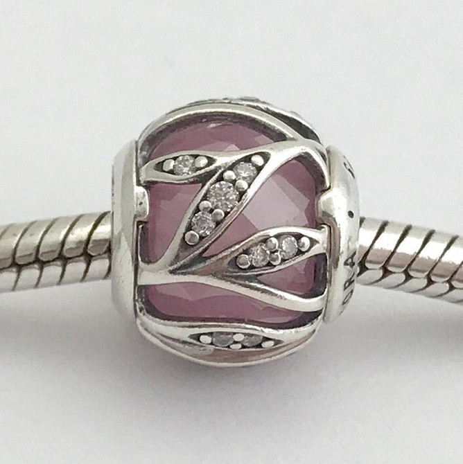 Срібна намистина Пандора  "Рожеве сяйво природи" 791969PCZ MasterSem Київ - фото 2