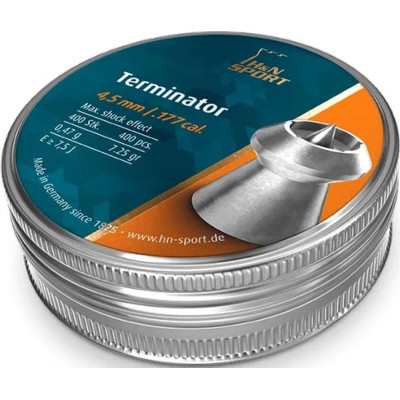 Пульки H&amp;N Terminator 4,5 мм 0,47 г 400 шт/уп (92214500003) Вінниця - фото 1