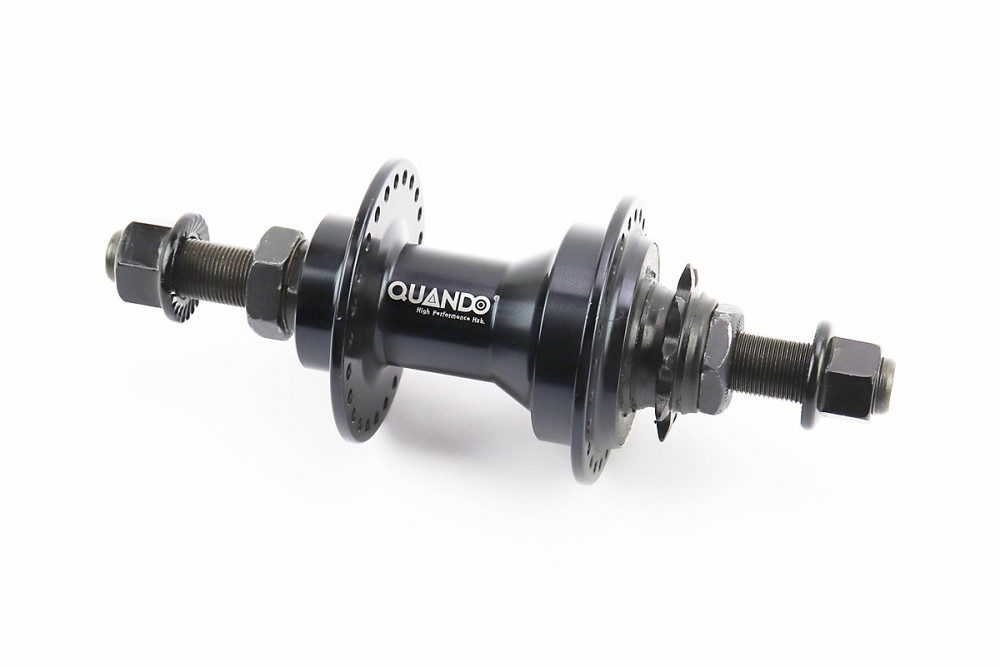 Втулка задня BMX алюмінієва 14Gx48H драйвер 9т, вісь 14мм, кріпл. гайка, чорна KT-M89R Київ - фото 1