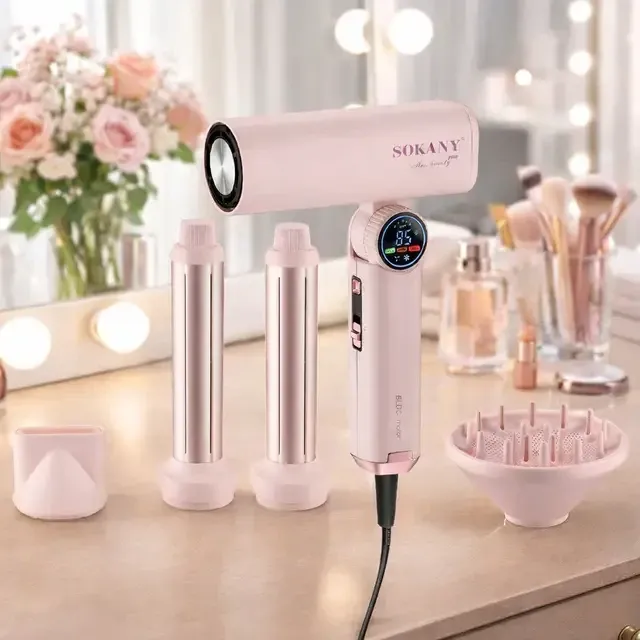 Фен для волосся SK-14042 складний, іонізація, 2 швидкості, 3 режими, компактний, дорожній Одеса - фото 1