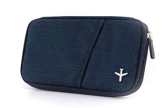 Кейс-органайзер дорожній Safe Flight (11.2 х 24.3 х 2.2 см) поліестер Синій Київ