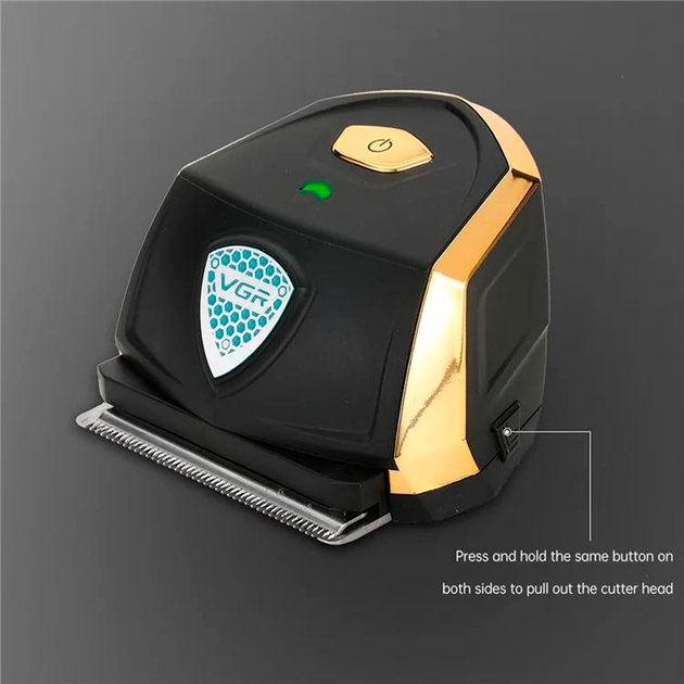 Машинка для стрижки водонепроникна VGR V-910 700 mAh (9 насадок) Київ - фото 8