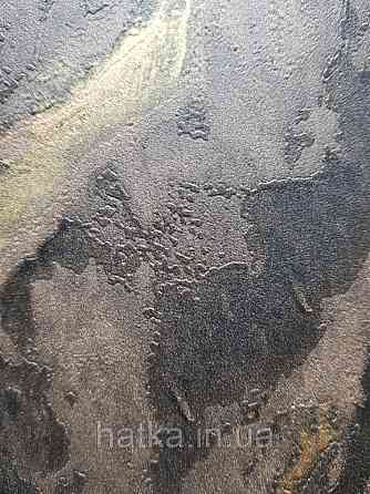 Обои виниловые на флизелине AdaWall Beta1.06х10  3д под мрамор темно коричневые с черным золотистым 1109-4 Киев