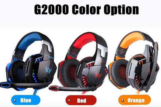 Ігрові навушники Kotion Each G2000 з мікрофоном і підсвіткою. Харків