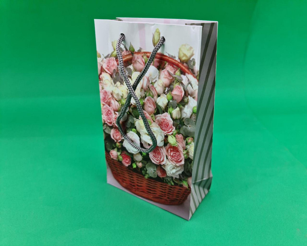 Пакет бумажный подарочный малый 11/18/5(арт М052) (12 шт) Харьков - изображение 1