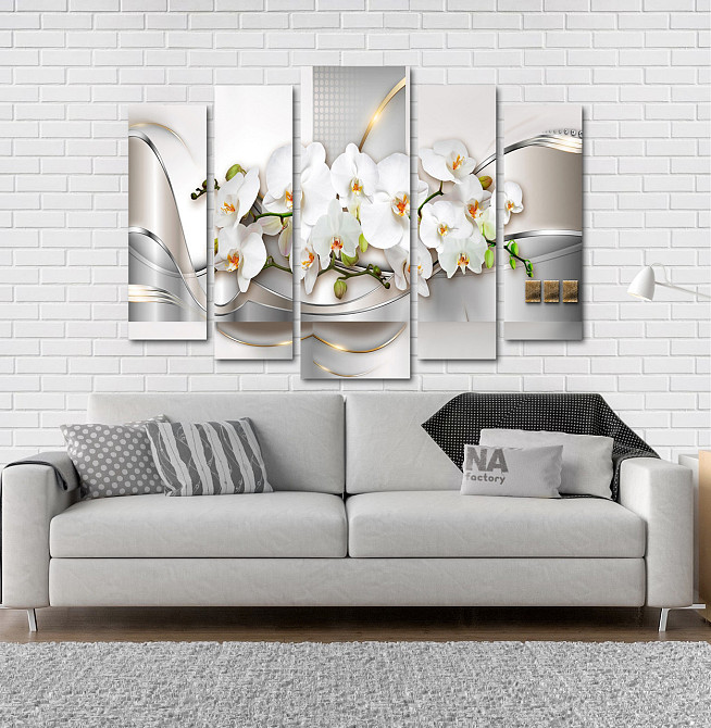 Модульная картина Орхидея Абстракция Art-206_5 Киев - изображение 2