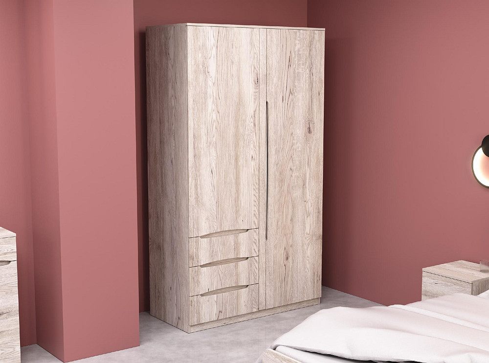 Шкаф Дельта 1, Самоа Димчастий, 1200х550х2100 Львов - изображение 3