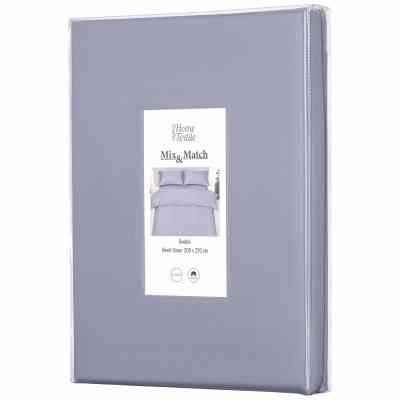 Підковдра Ardesto Mix&amp;Match 100% бавовна, сатин сірий 200х220 см (ART2022DVF) Вінниця