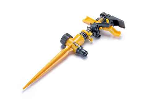 Дождеватель круговой импульсный на пластиковом колышке СИЛА Киев