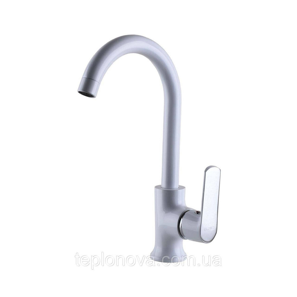 Змішувач для кухні Globus Lux Laguna GLA-0203SL-7-WHITE Чернівці - фото 1