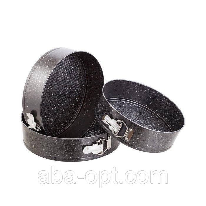 Форма для выпекания круглая Ø 28 \ 26 \ 24 H 7 см (Набор 3 шт).Aba-Opt Одесса - изображение 1