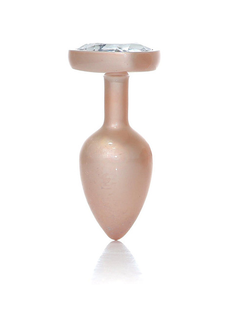 Анальная металлическая пробка Plug-Jewellery Pearl Gold Heart PLUG- Clear S Sex Aura Киев - изображение 8