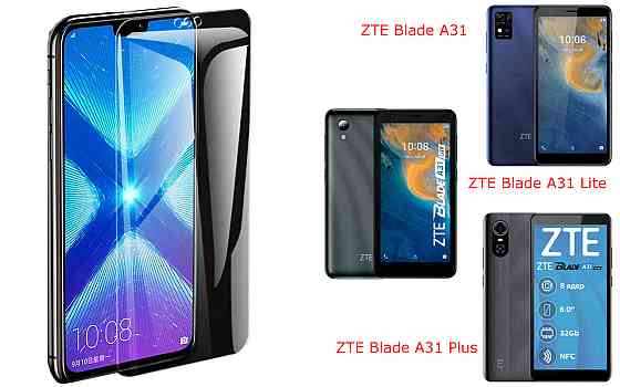 Захисне скло NeoGlass для ZTE Blade A31, A31 Lite, A31 Plus – надпрозоре та стійке Київ
