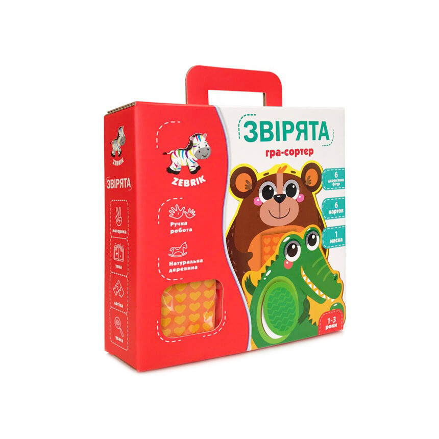 Развивающая мозаика «Зверушки» ZB2002-05 деревянная Винница - изображение 5