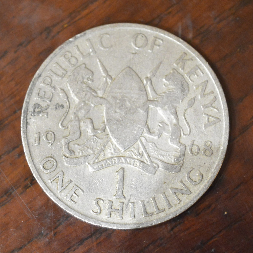 Кения 1 шиллинг 1968 г . Полтава - изображение 1