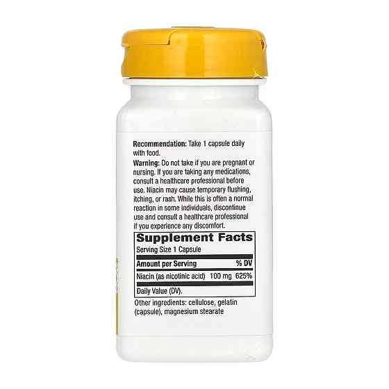 Ніацин Nature's Way Niacin 100 mg - 100 caps Луцьк