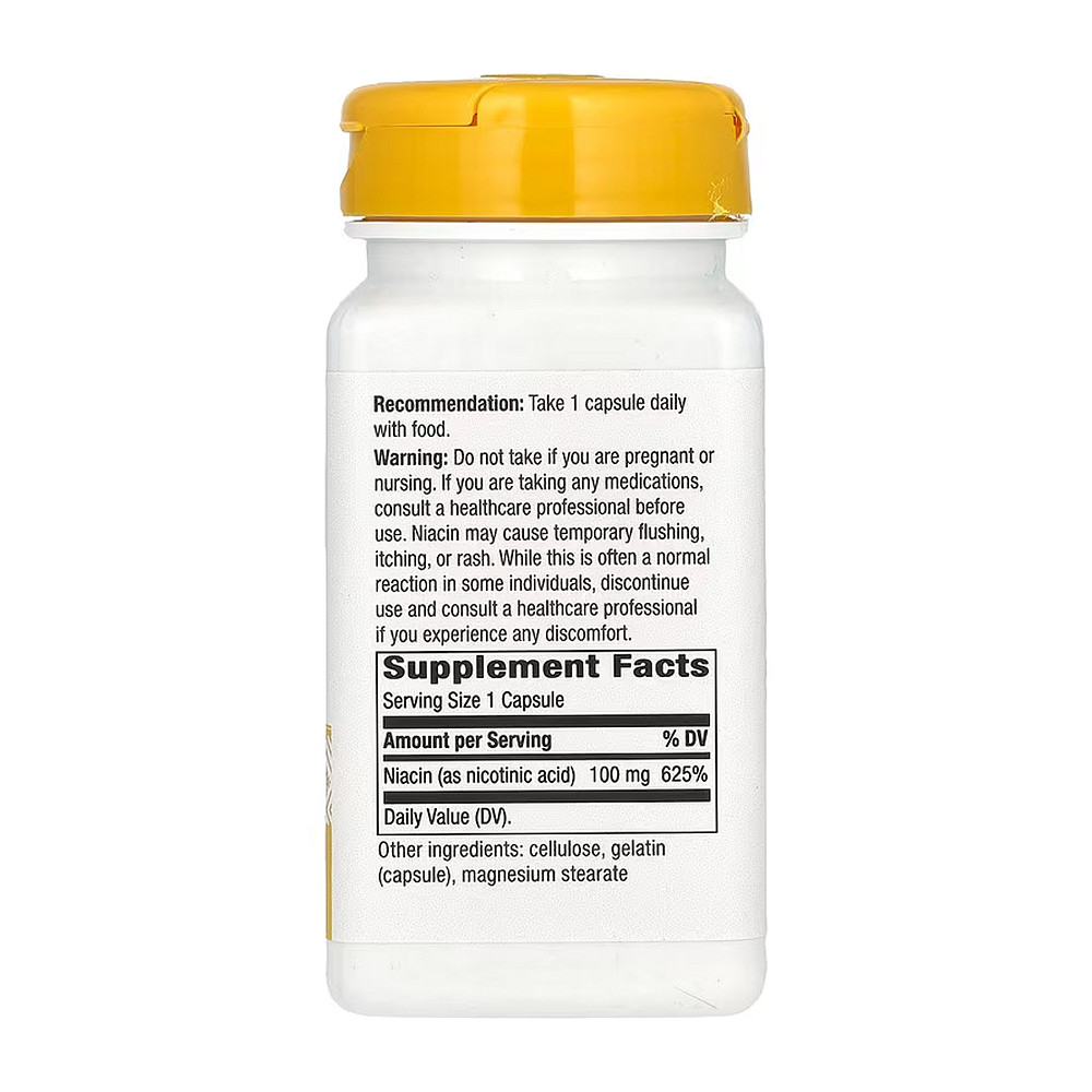 Ніацин Nature's Way Niacin 100 mg - 100 caps Луцьк - фото 2