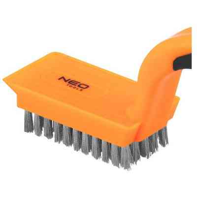 Щетка по металлу Neo Tools 5х11 рядов, прямая проволока 0.3мм, 180мм, двухкомпонентная рукоятка (39-051) Винница