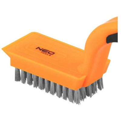 Щітка по металу Neo Tools 5х11 рядів, прямий дріт 0.3мм, 180мм, двокомпонентне руків'я (39-051) Вінниця - фото 3