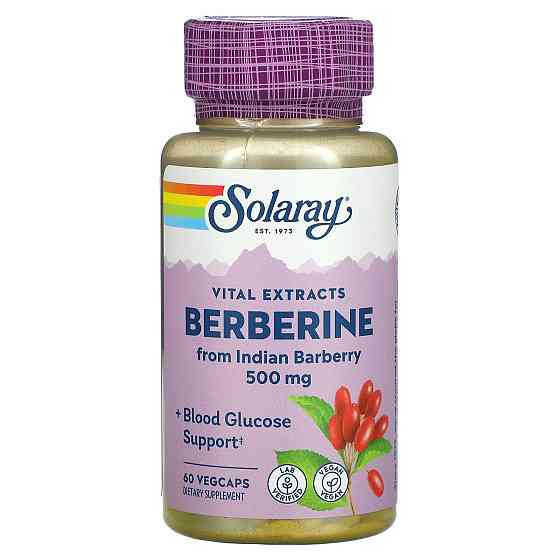 Берберин (Berberine) Solaray, 500 мг 60 капсул Київ