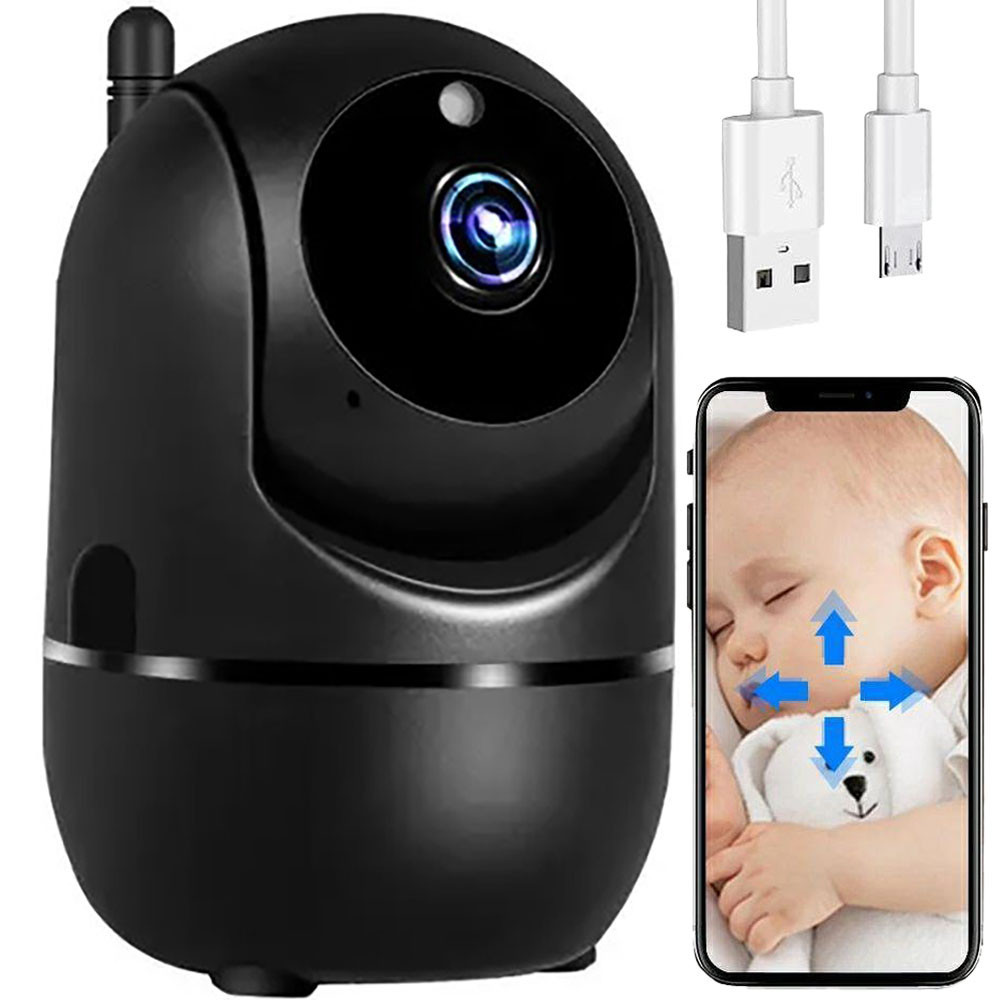 WiFi камера видеонаблюдения с ночным видением,EooLii,Черный SBR Киев - изображение 1