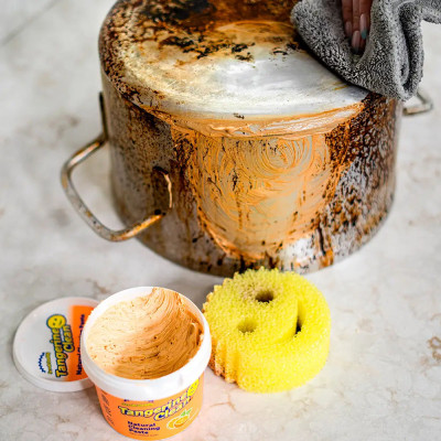 Крем для чищення кухні Scrub Daddy Tangerine Clean Paste Універсальна паста 500 г (5999546883787) Вінниця - фото 4