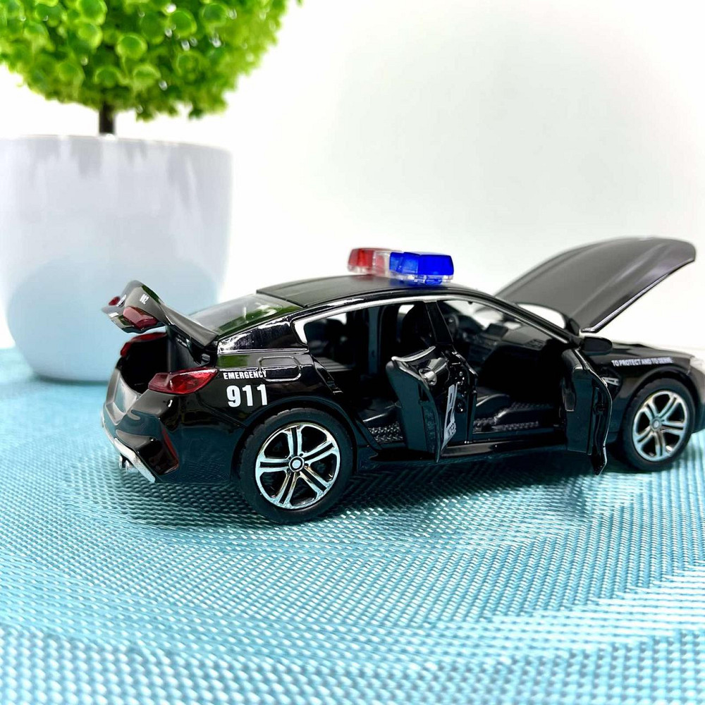 Машина Автосвіт BMW M8 інерційна відчиняються двері 16 см Чорна (AP-1958) Чернігів - фото 9