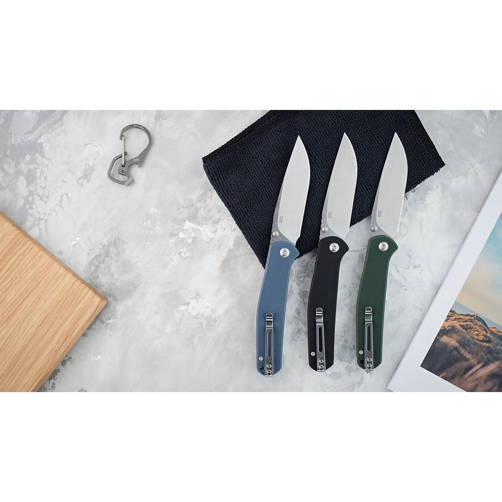 Ніж складаний Ganzo G6804 чорний Київ - фото 13